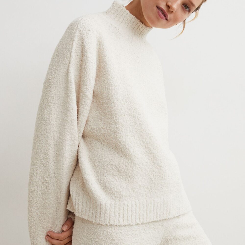Fluffy-knit Sweater