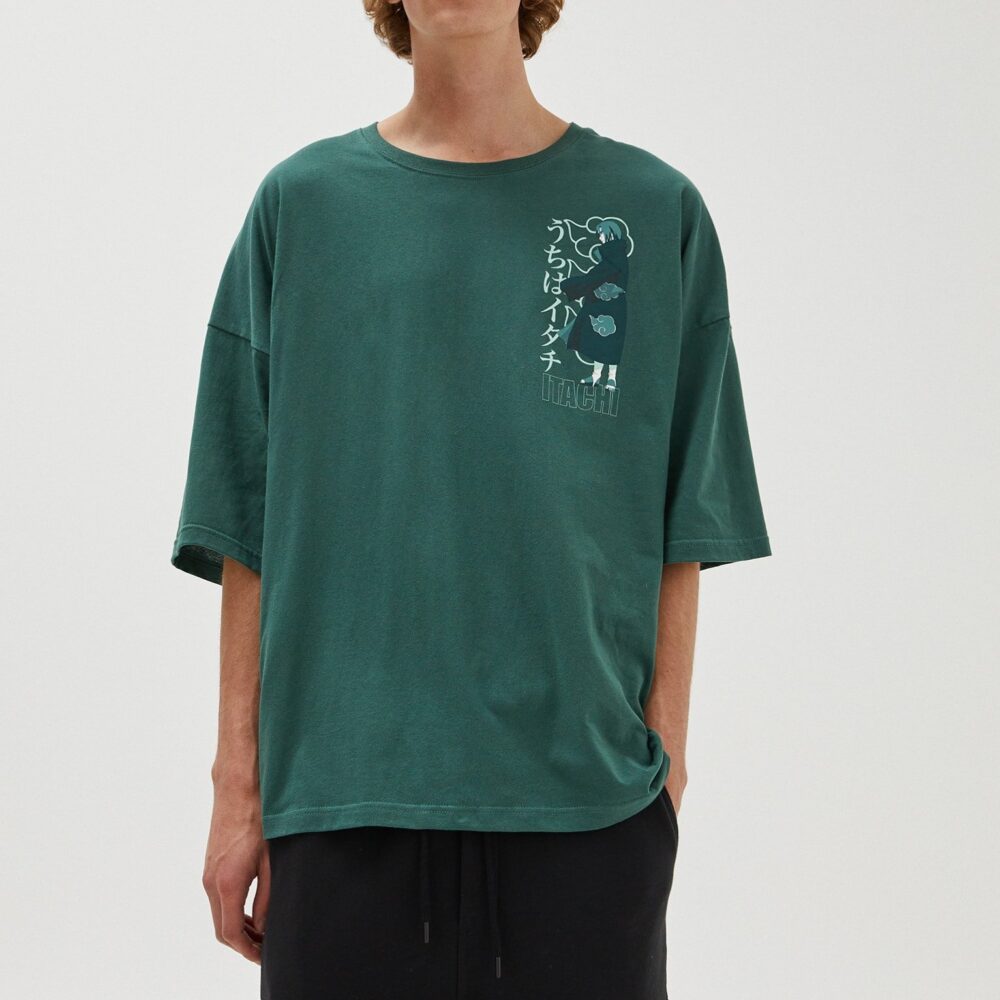 Naruto Itachi Print T-shirt