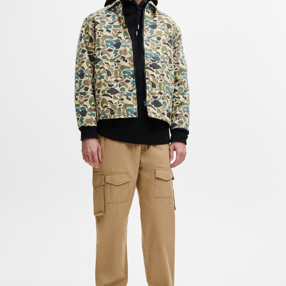 Ripstop Cargo Trousers With Pockets