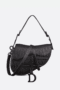 Dior Saddle Bag - Black Emboss