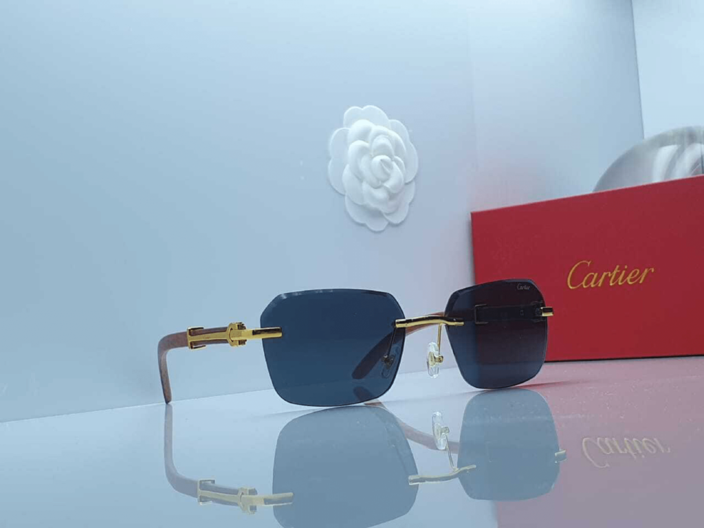 Cartier Rimless Latto Rapper Cartier Rimless Gold - styleonlinestore.com