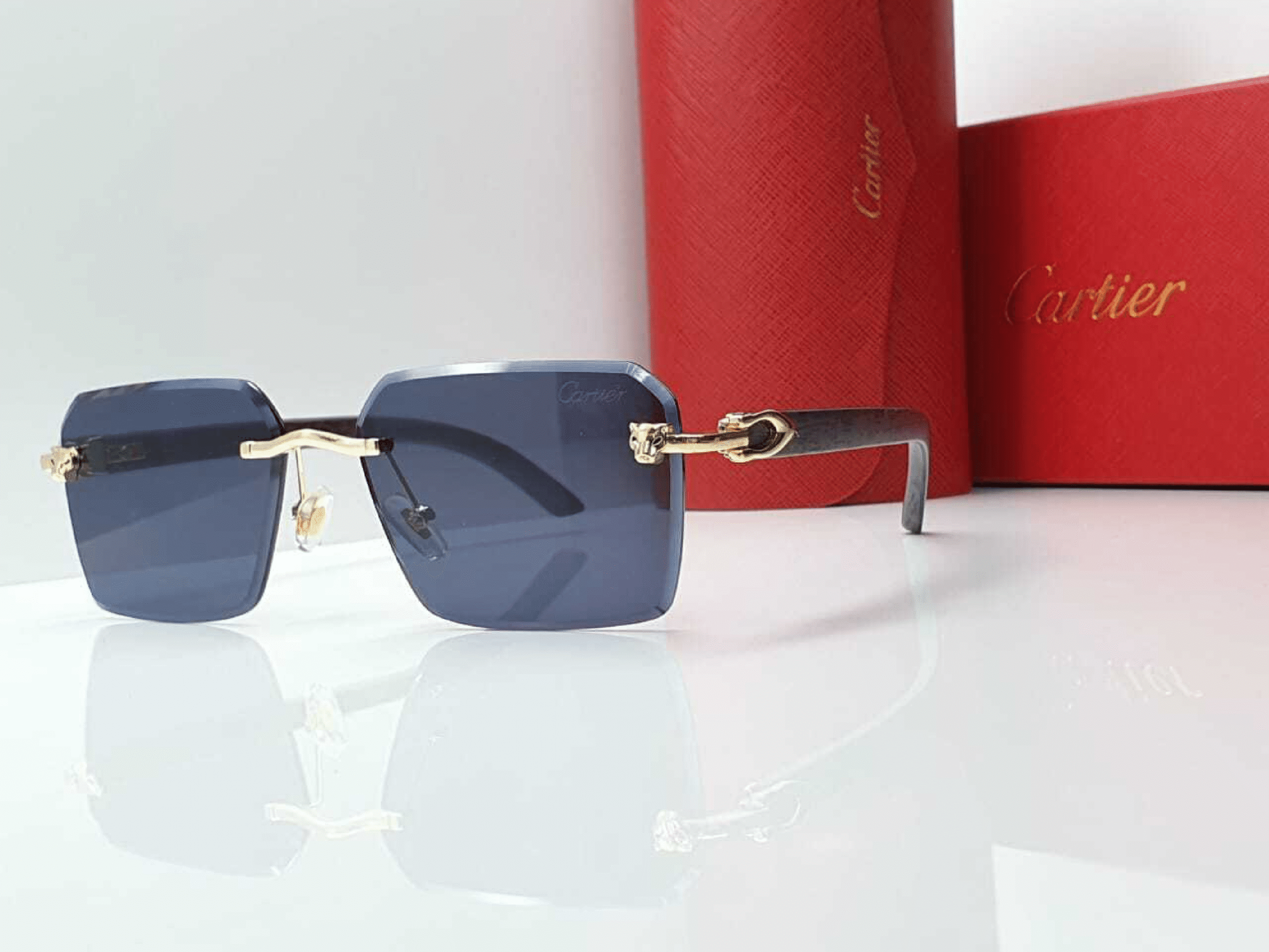 Cartier Wooden Rimless
