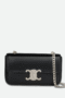 Celine Triomphe Chain shoulder bag - Black Silver