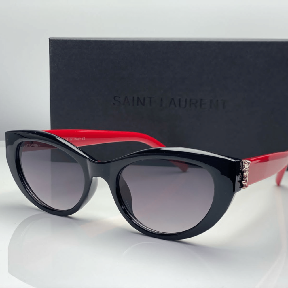 Home 180 Saint Laurent SL M115 002 Black Red
