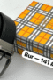 Burberry square buckle belt