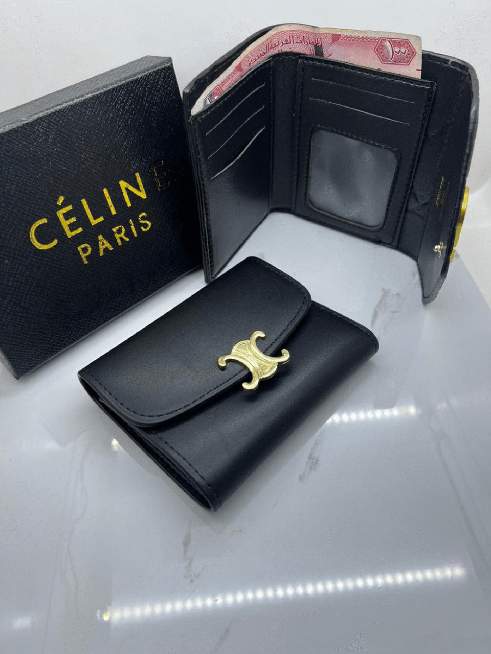 Celine Small Flap Wallet Triomphe