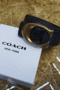 Coach Harness buckle reversible belt