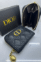 Dior Caro Hibiscus Supple Cannage wallet