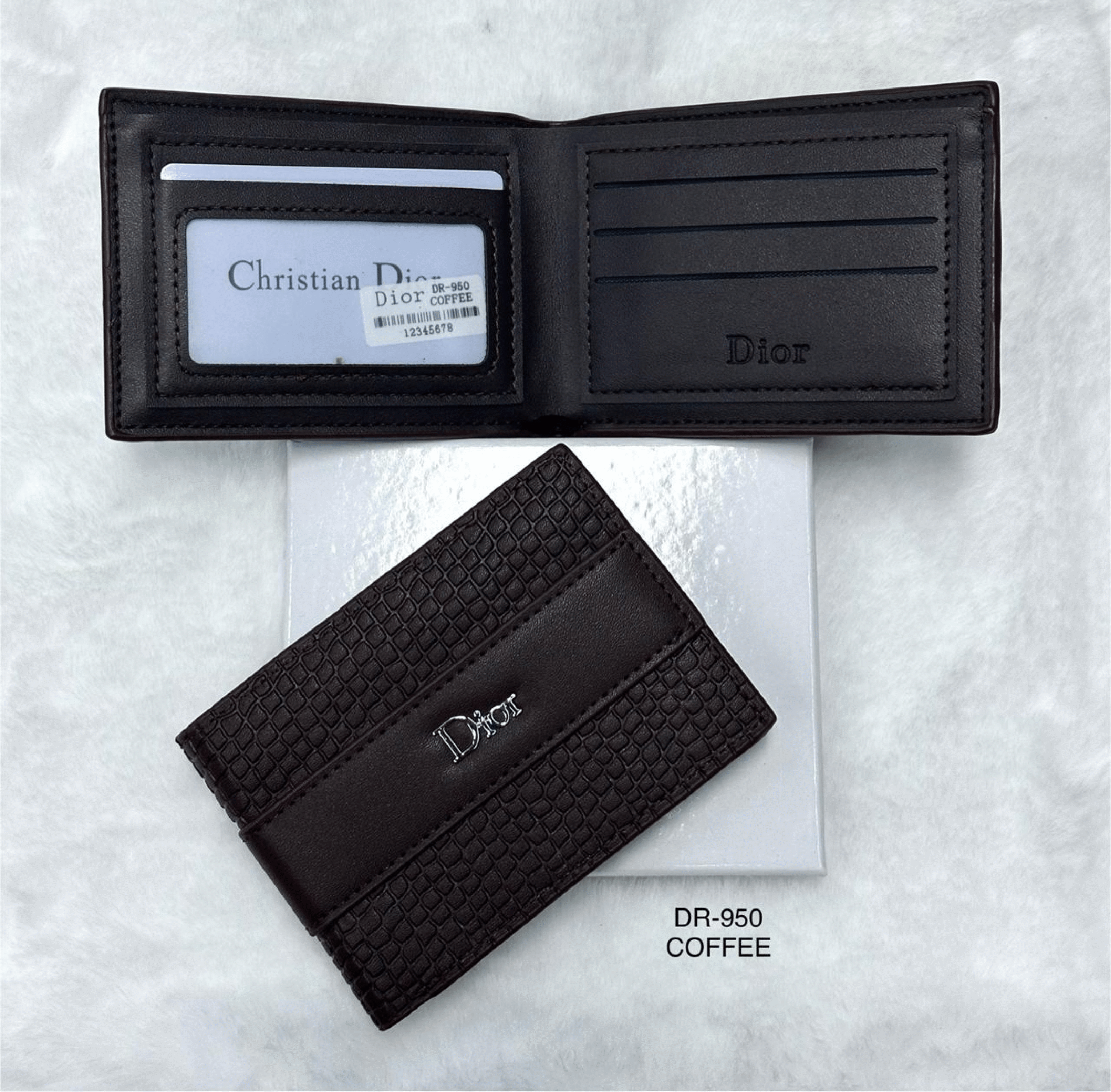 Dior matalease wallet