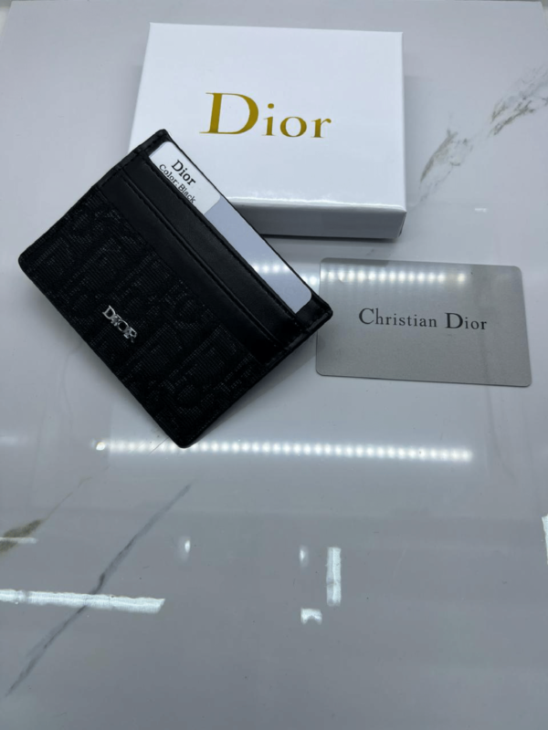 Dior oblique card holder