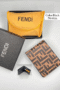Fendi FF Fabric Wallet