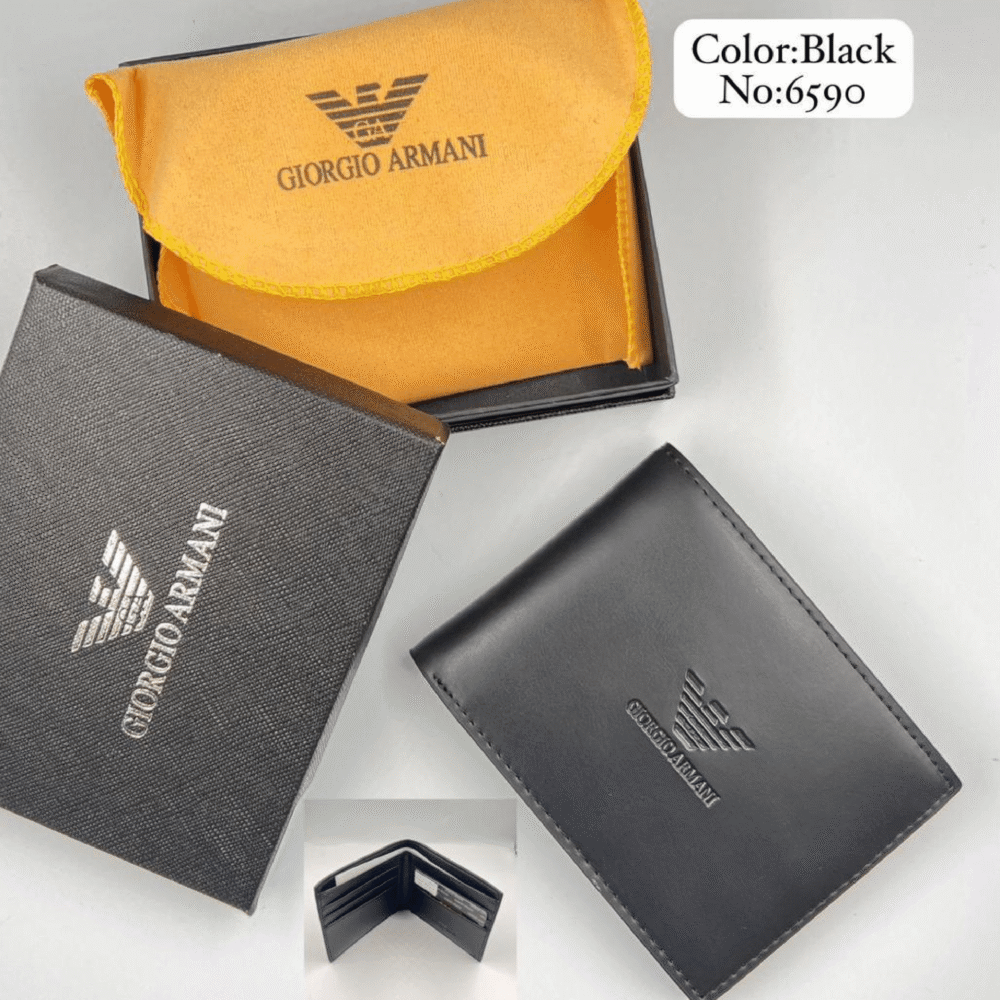 Giorgio Armani Embossed logo Wallet