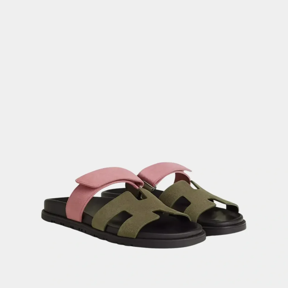 Home 103 Hermes Chypre sandal Beige Pink