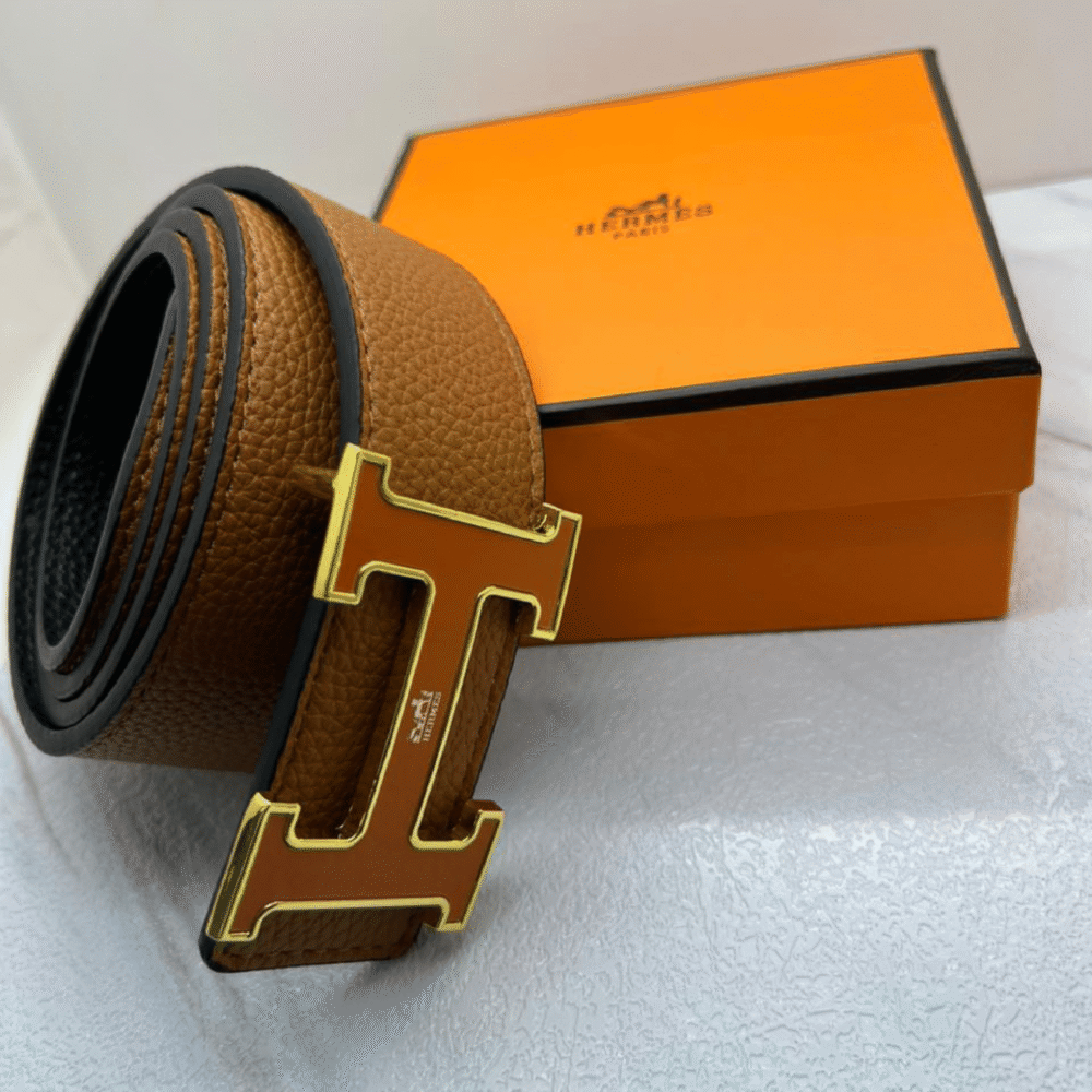 Hermes constance leather belt