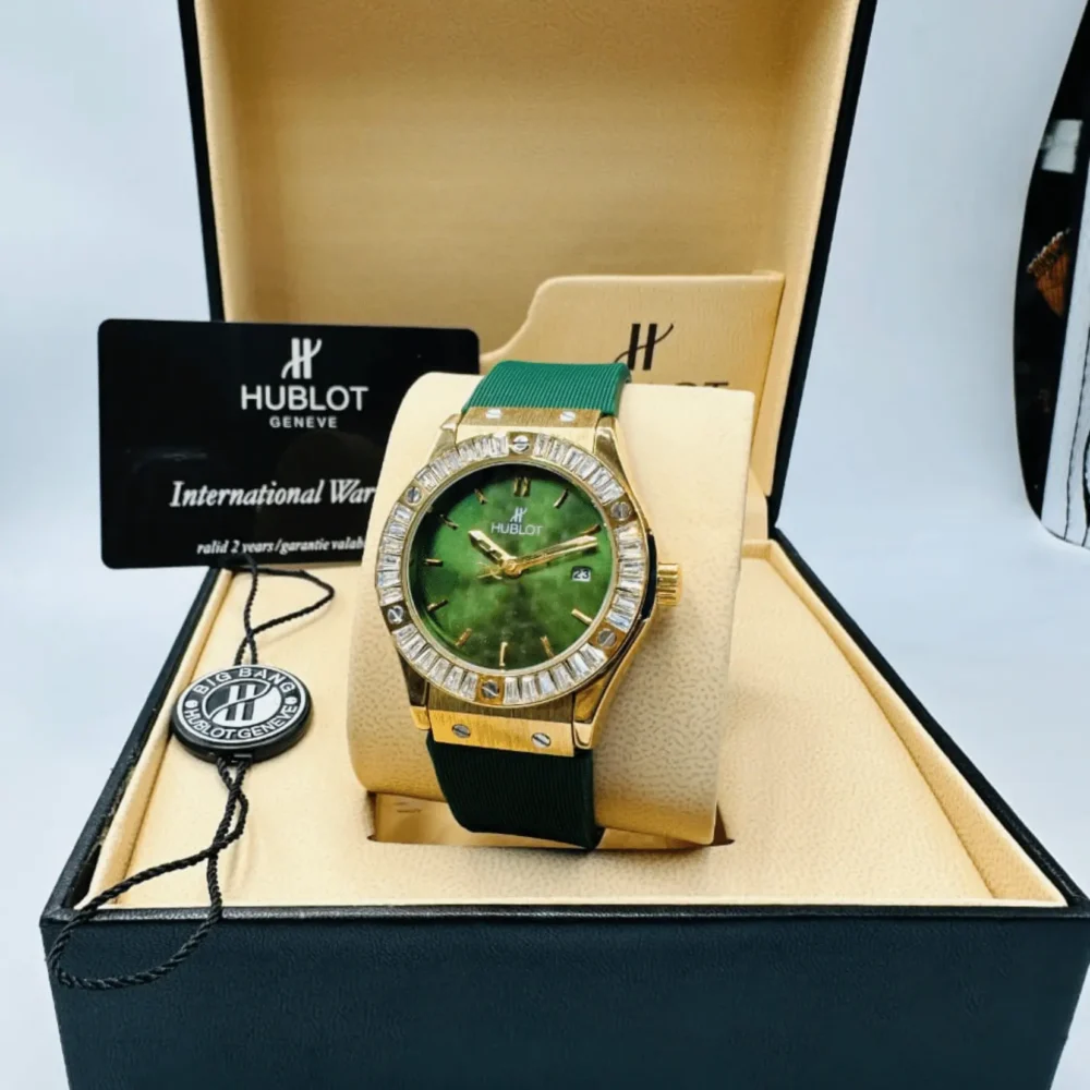 Home 350 Hublot Classic Fusion green