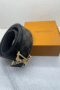 Louis Vuitton checkered leather Belt