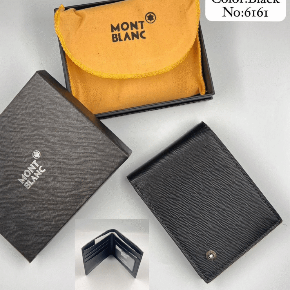 Montblanc grain leather wallet