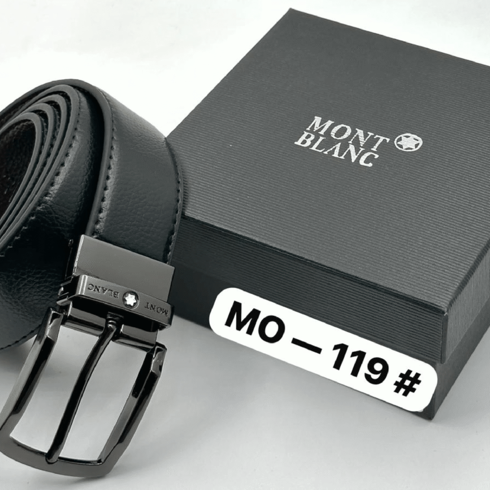 Montblanc reversible leather belt