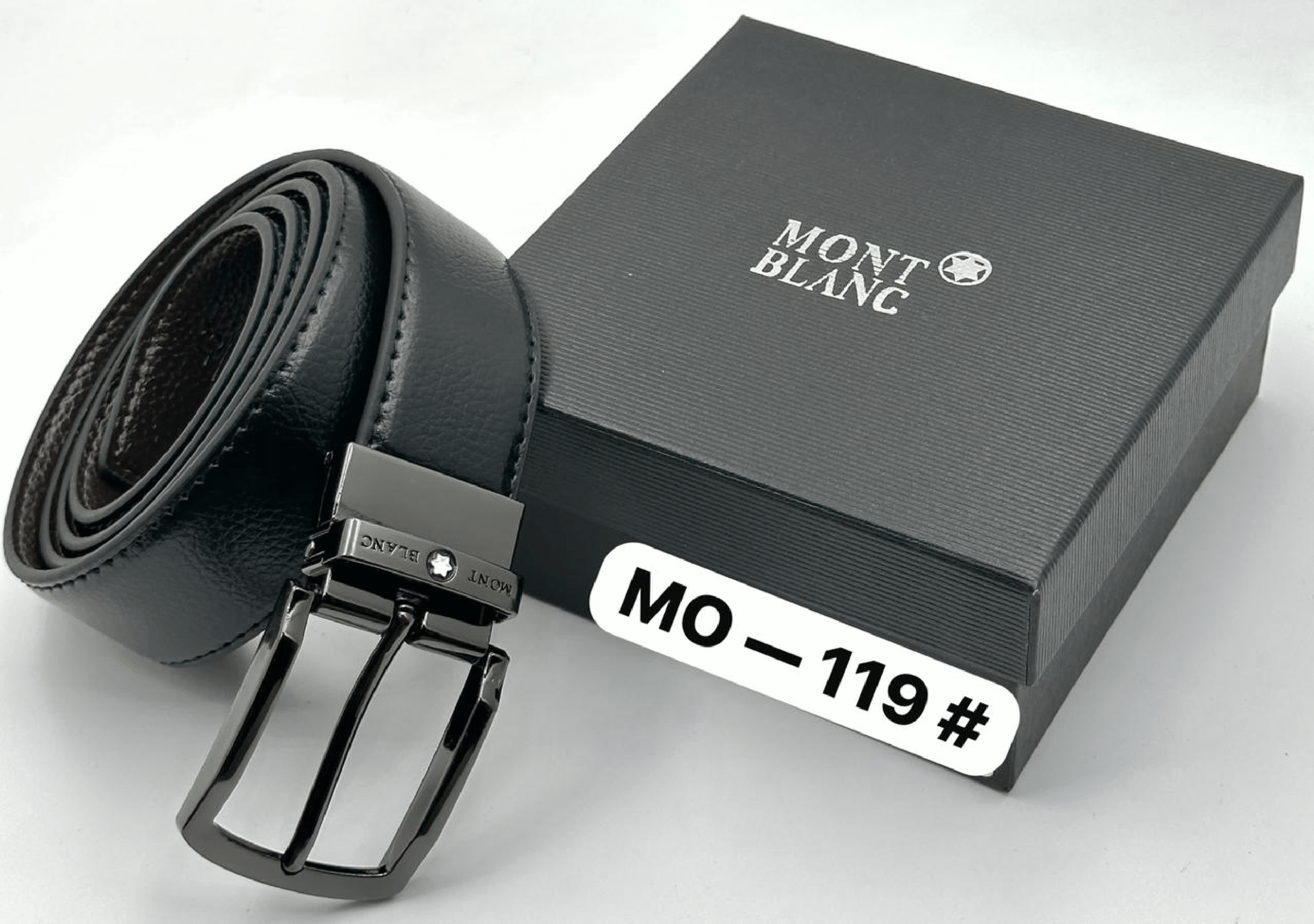 Montblanc reversible leather belt