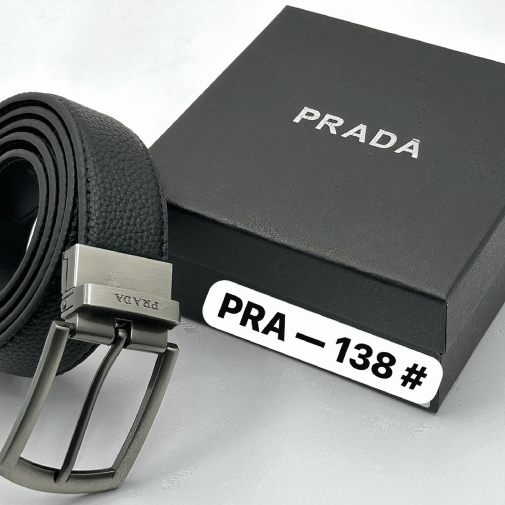 Prada reversible saffiano leather belt