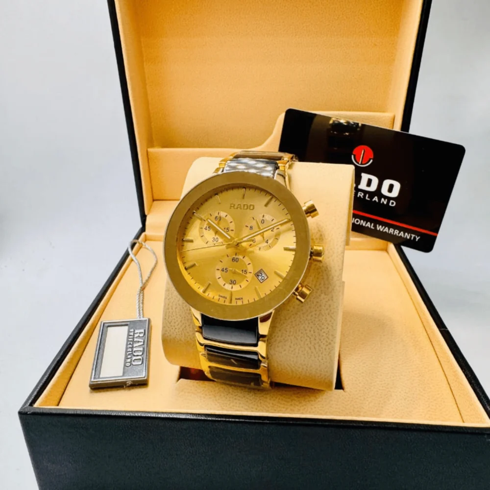 Home 311 Rado Centrix Chronograph gold