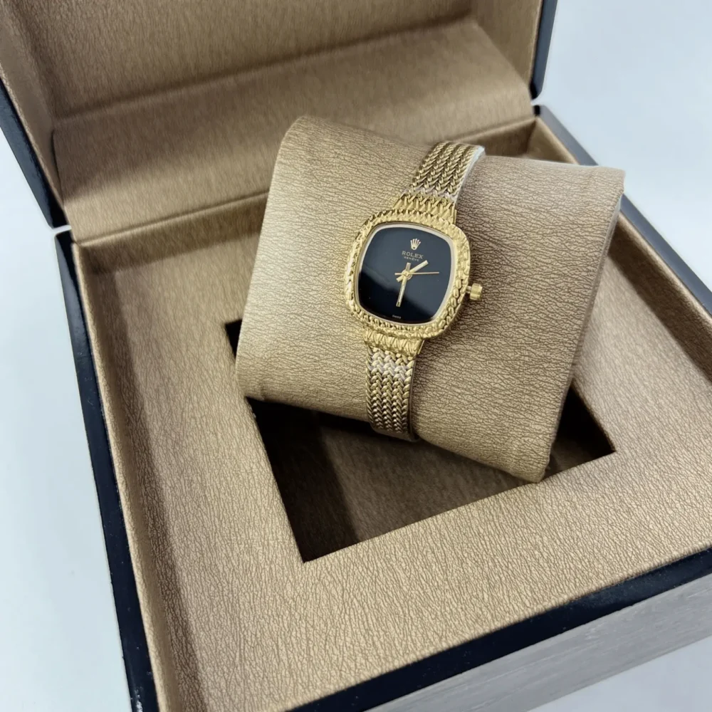 Home 329 Rolex Cellini black gold