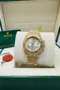 Rolex Oyster Perpetual Datejust Rhinestone - White gold
