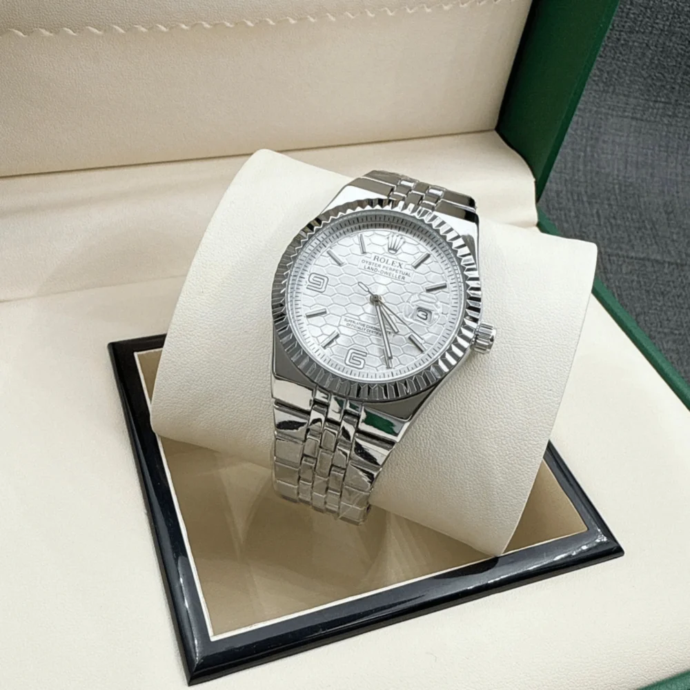 Home 302 Rolex Oyster Perpetual Land Dweller white