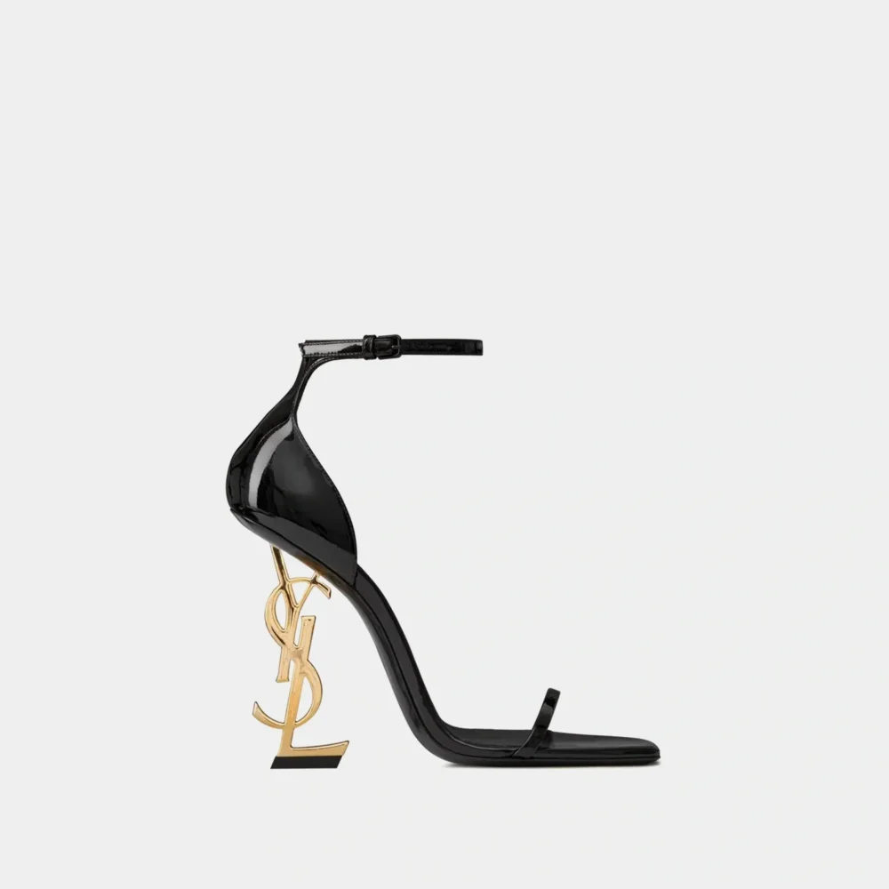 Home 96 Saint Laurent opyum sandals Gold heel