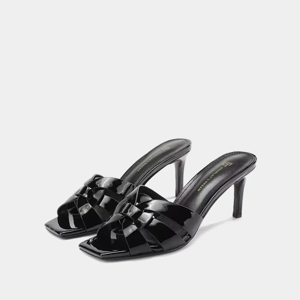 Home 106 Saint laurent tribute mle stiletto heels Black