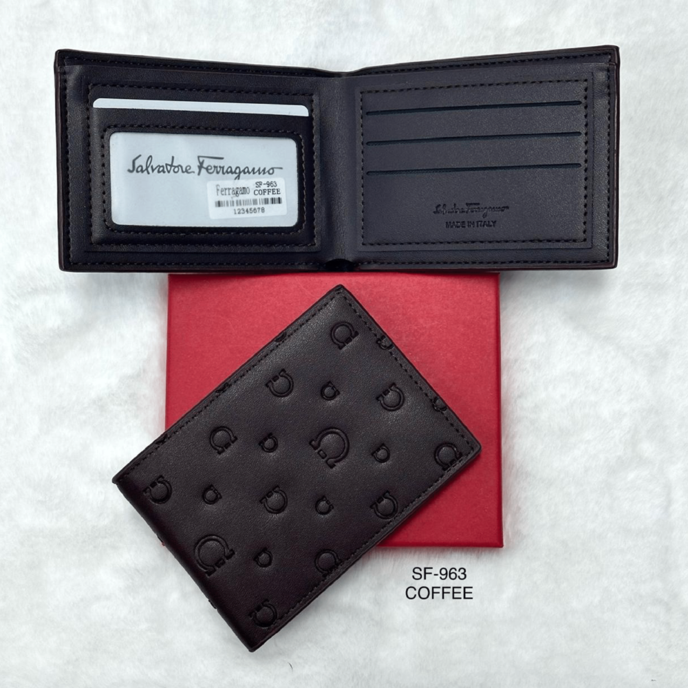 Home 238 Salvatore Ferragamo Monogram Wallet coffee