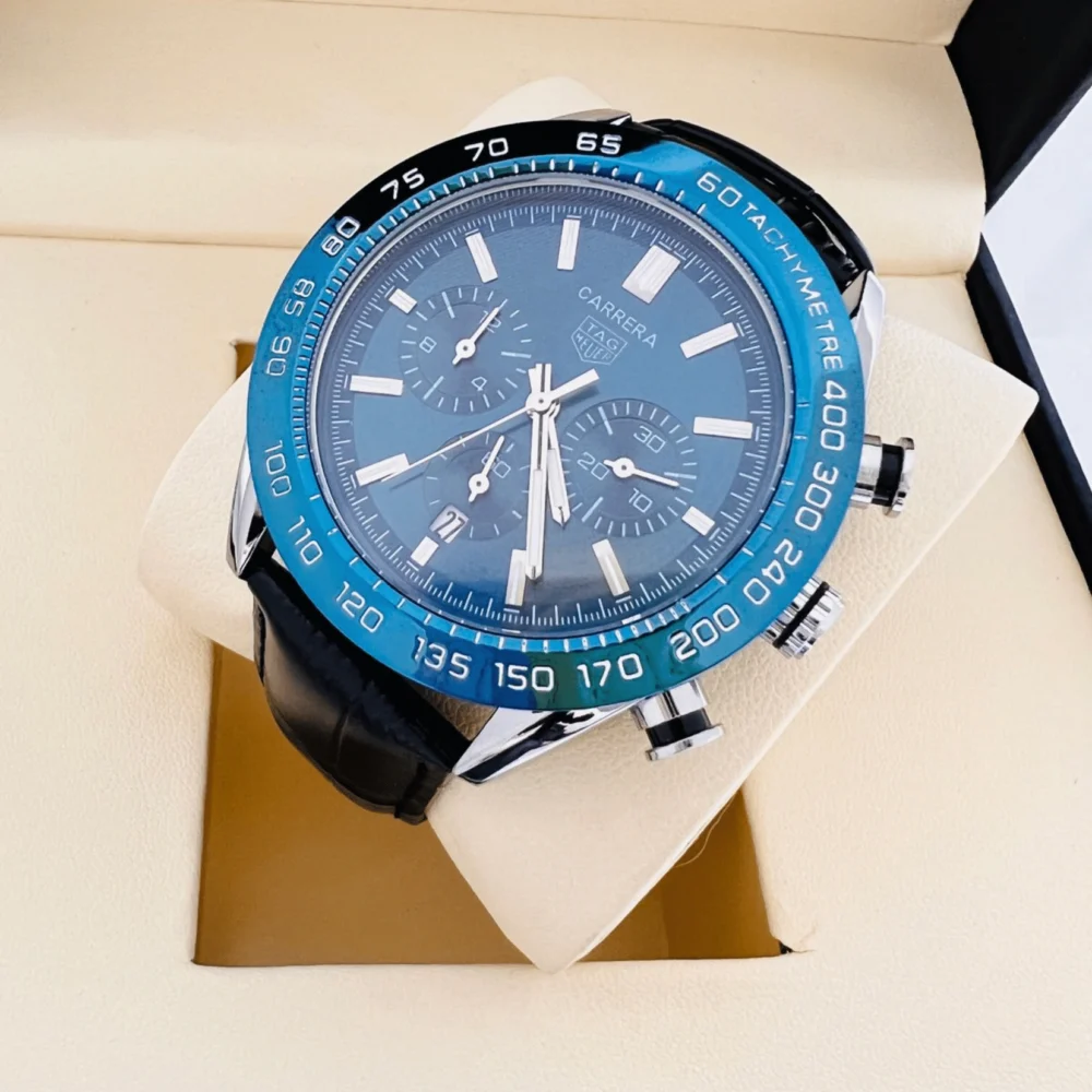 Home 295 TAG Heuer carrera chronograph blue