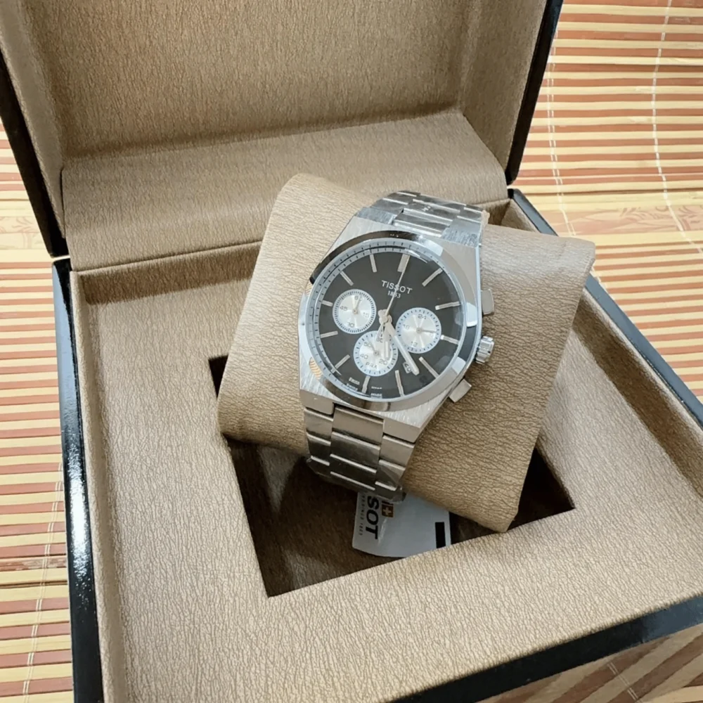 Home 297 Tissot PRX Automatic Chronograph black