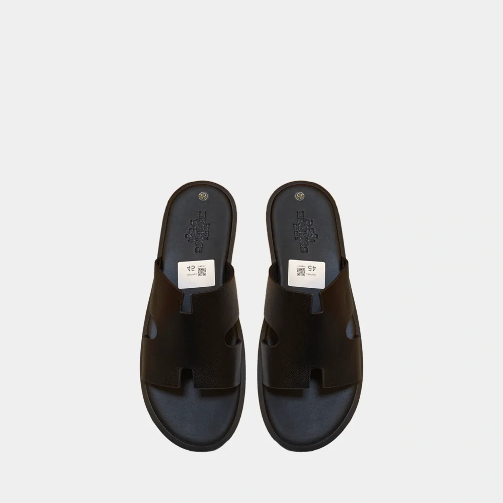 Home 217 Hermes Izmir men sandals black