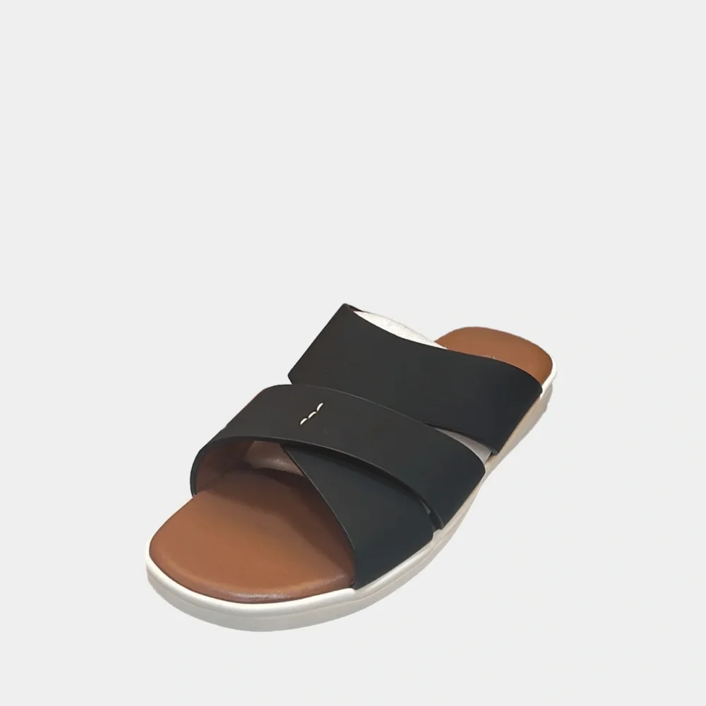 Home 220 Loro Piana Palms sandals Black