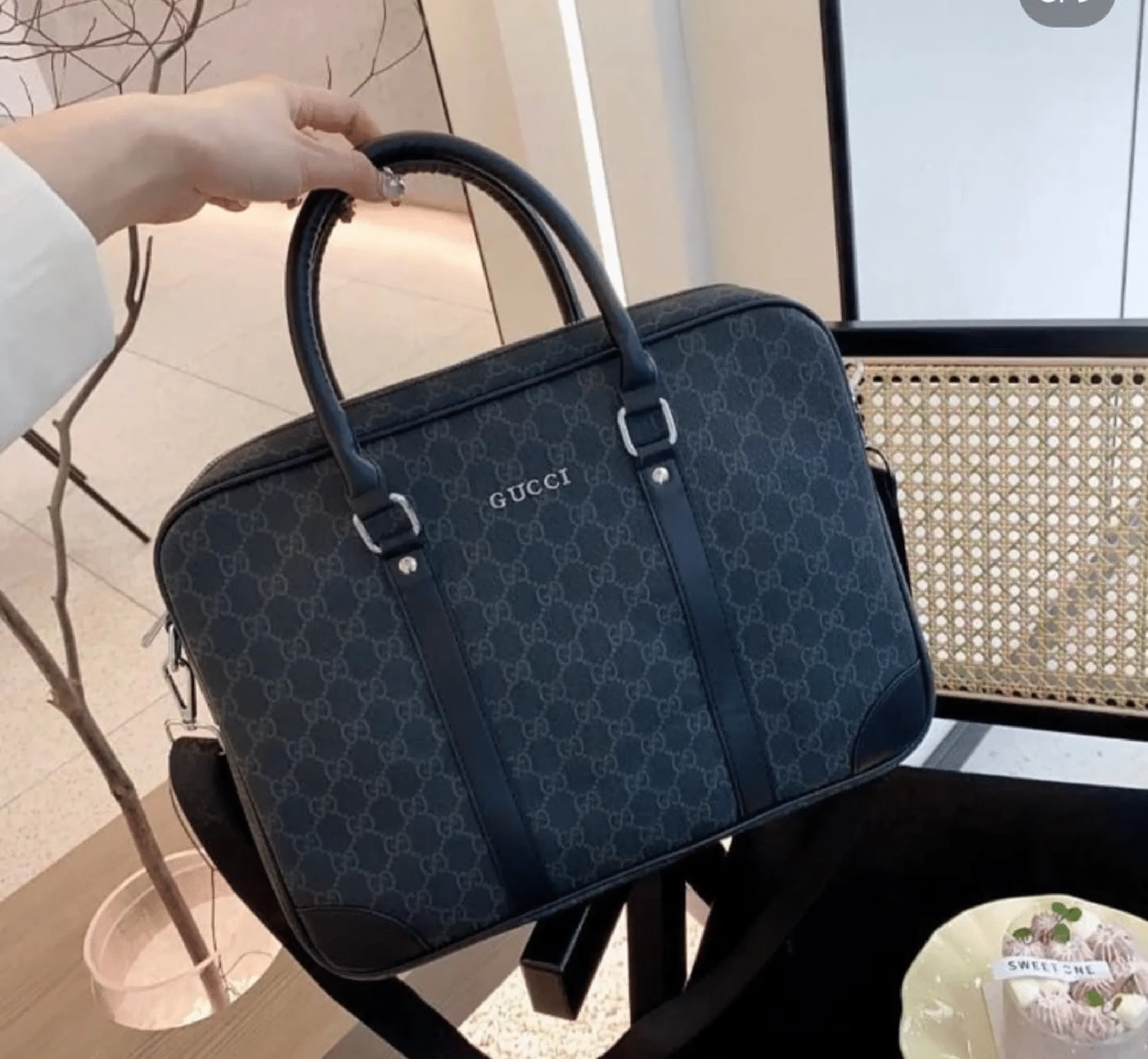 Gucci tote laptop bag