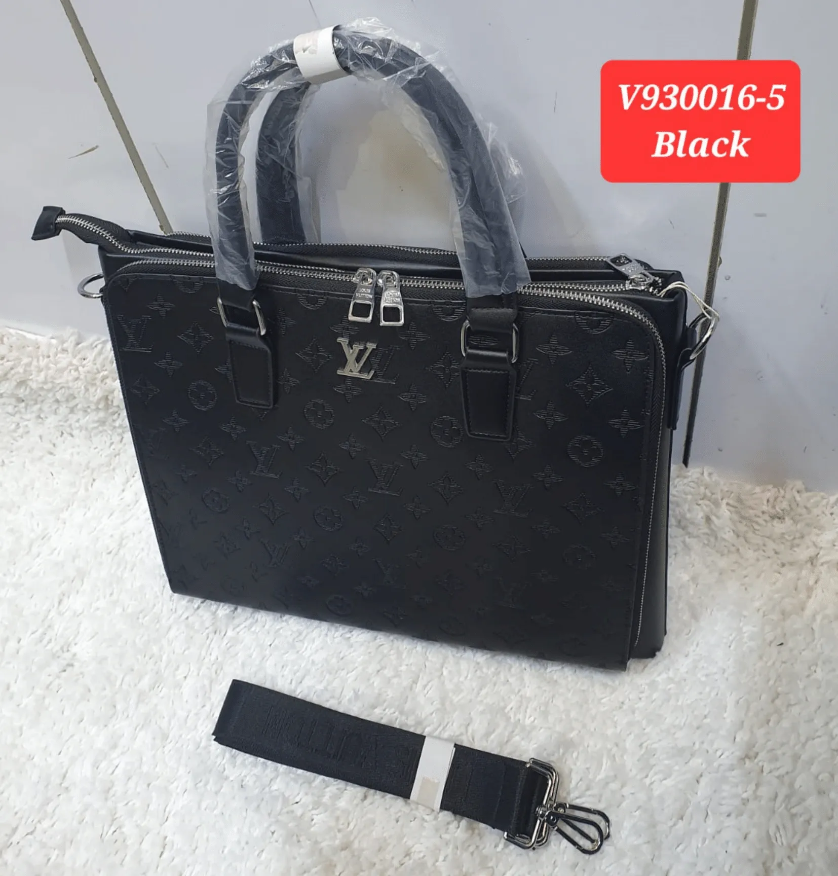 Louis Vuitton LV canvas laptop bag