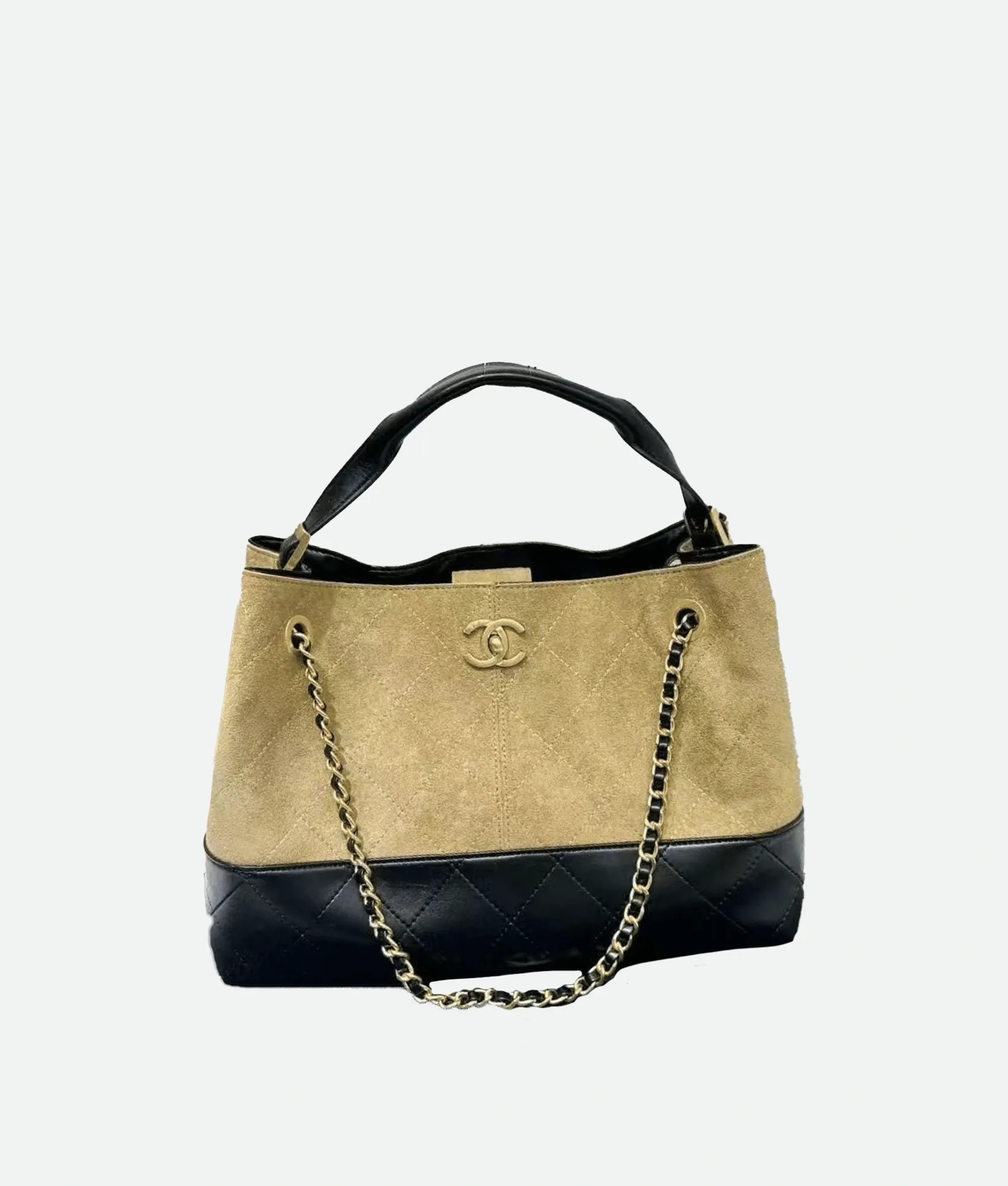 Chanel 25A Two-Tone Tote Bag
