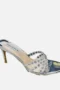 Aquazzura Tequila Crystal‑Embellished Plexi Mules